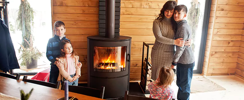 Morso Cast Iron Fireplace Insert Installation in Galesburg, Illinois