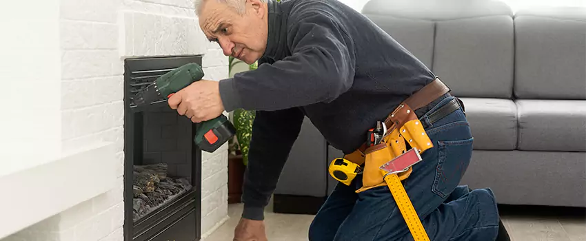 New Indoor Fireplace Installation in Galesburg, Illinois