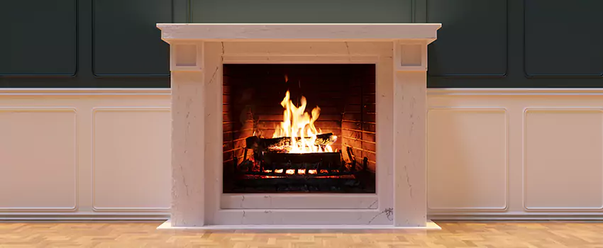 Open Flame Wood-Burning Fireplace Installation Services in Galesburg, Illinois