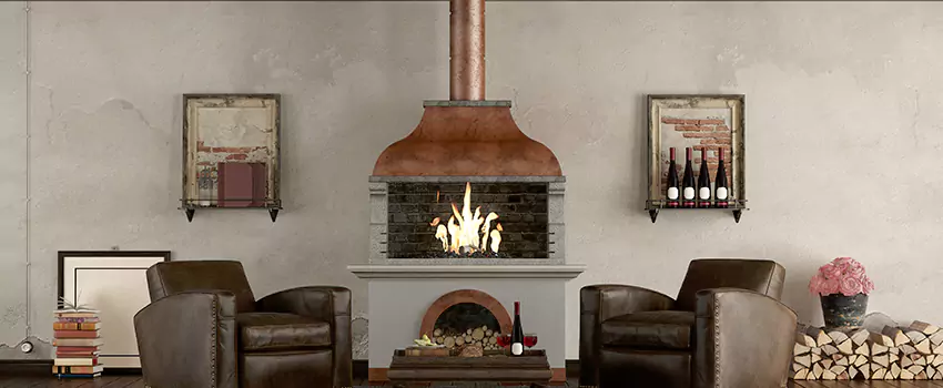 Thelin Hearth Products Providence Pellet Insert Fireplace Installation in Galesburg, IL