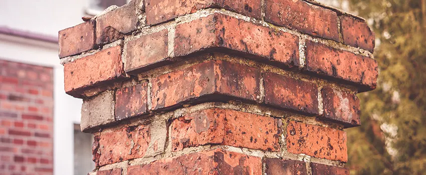 Cracked Chimney Bricks Repair Cost in Galesburg, Illinois
